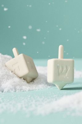 Ceramic Dreidels, Set of 2