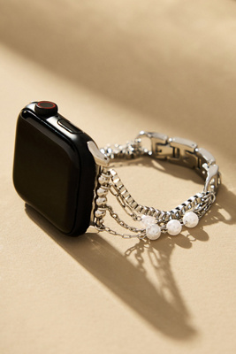 Posh Tech Cape Pearl Chain Apple Watch Band