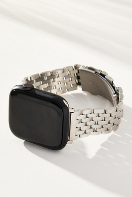 Posh Tech Remy Stainless Steel Apple Watch Band In Metallic