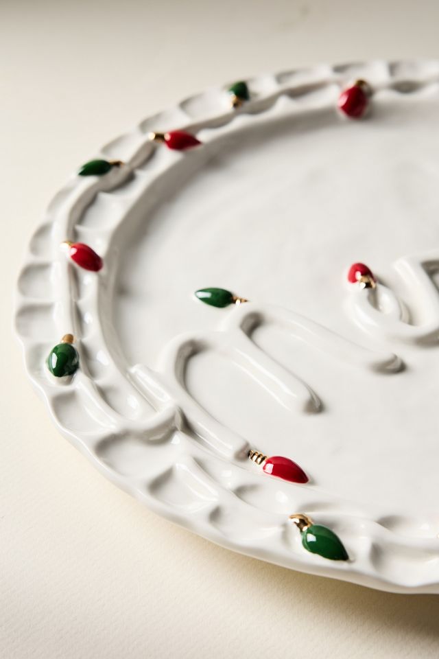 Merry Stoneware Platter #1