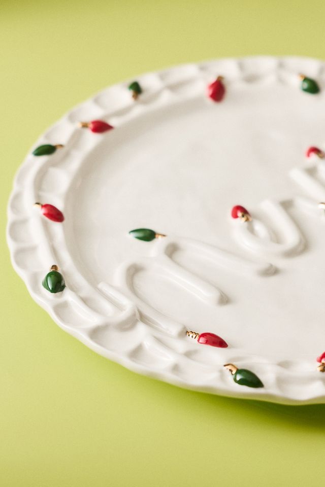 Merry Stoneware Platter #3