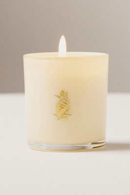 Rewined Floral Champagne Glass Candle