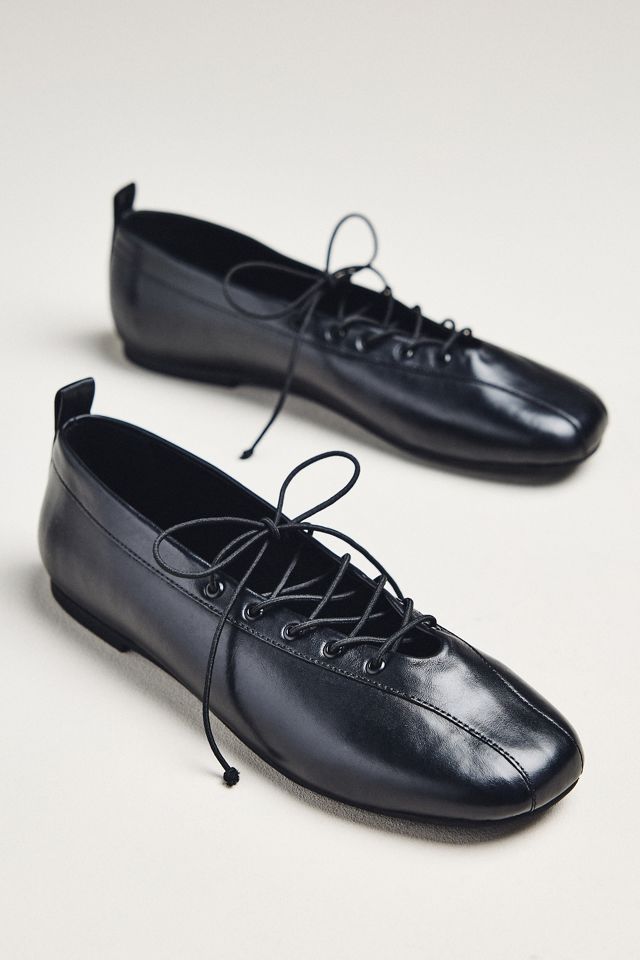 Maeve Lace-Up Ballet Flats #1
