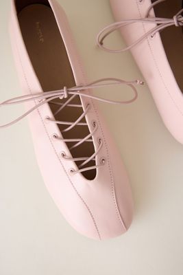 Maeve Lace-Up Ballet Flats