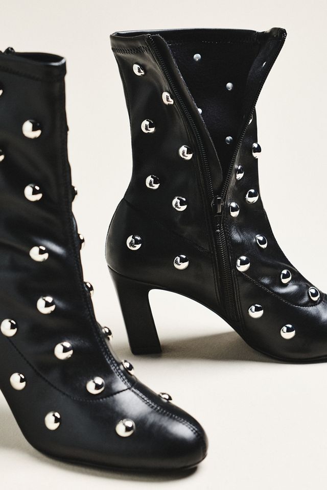Maeve Studded Stretch Ankle Boots #2