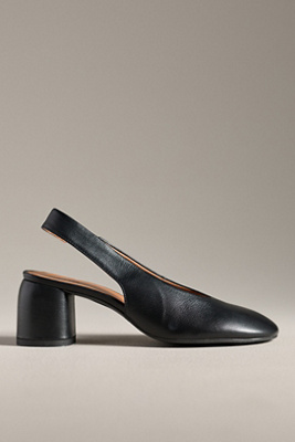 Maeve Glove Slingback Heels In Black