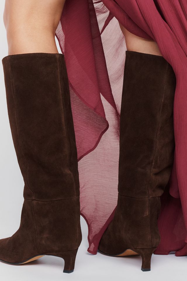By Anthropologie Maddox Wide-Leg Kitten-Heel Tall Boots #2