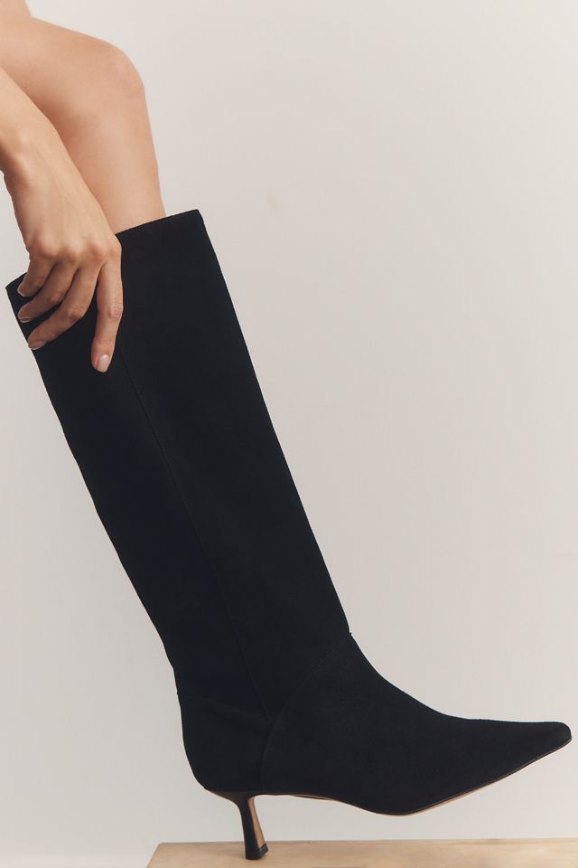 By Anthropologie Kitten-Heel Tall Boots