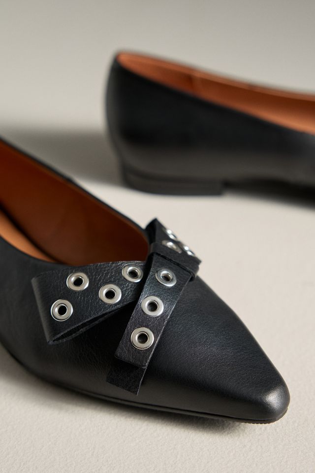 Maeve Grommet Bow Flats #2