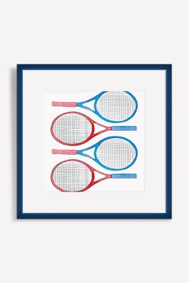 Tennis Racquets Wall Art