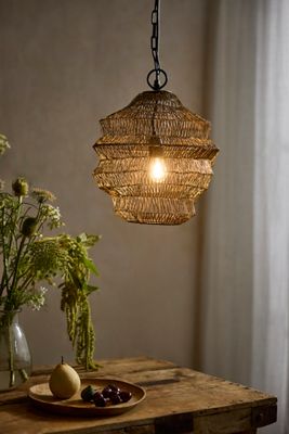 Wire Mesh Pendant Light
