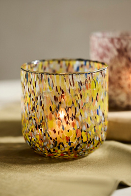 Terrain Smoky Confetti Votive Holder In Multi