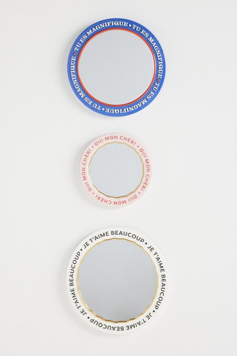 Claudette Round Petite Gallery Wall Mirror