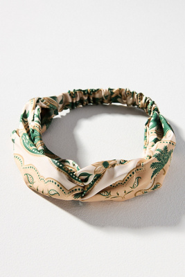By Anthropologie Printed Twist Headband
