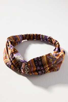 By Anthropologie Printed Twist Headband