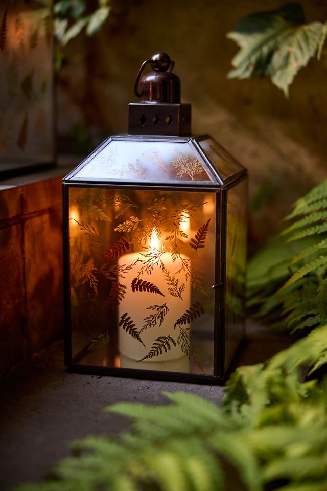 Pressed Foliage Lantern