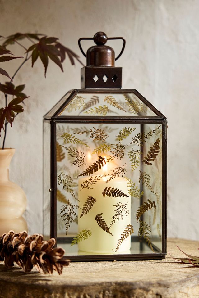 Pressed Foliage Lantern #3
