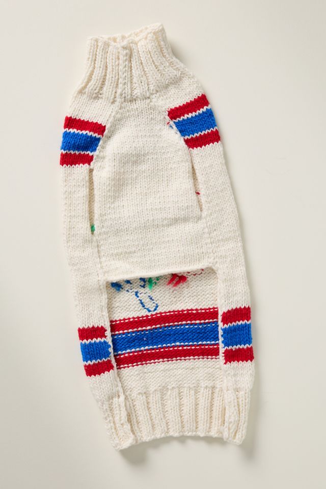 Game Day Wool Dog Sweater #3