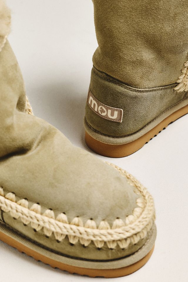 MOU Stitched Detail Sheepskin Boots #2