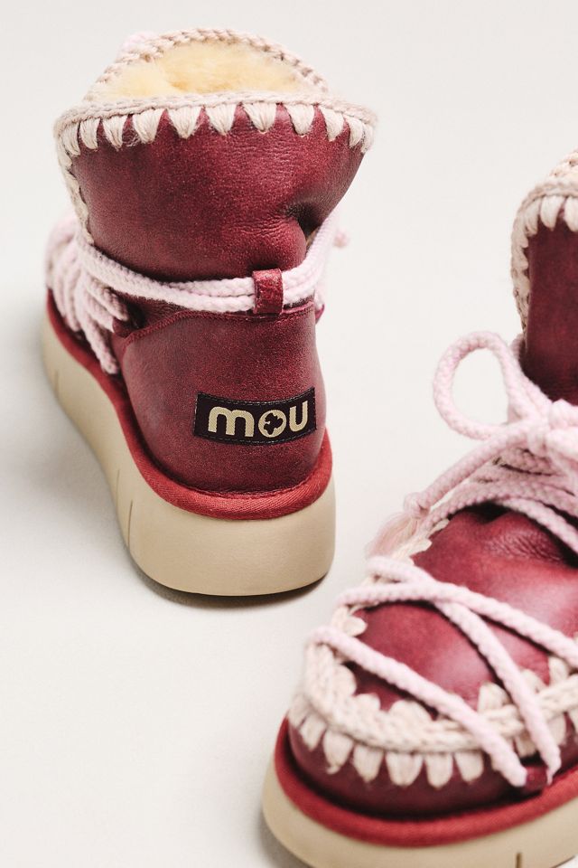 MOU Lace-Up Bounce Ankle Boots #2