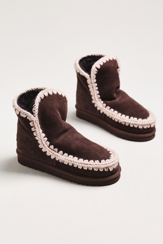 MOU Stitched Detail Sheepskin Boots #1