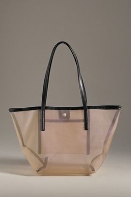 By Anthropologie Small Mesh Tote
