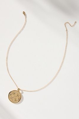Jane Win Love Jw Original Pendant Coin Necklace
