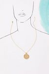 Jane Win Love JW Original Pendant Coin Necklace