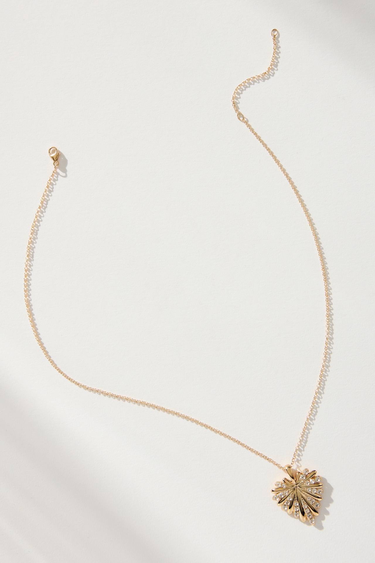 Jane Win Love Petite Embellished Full-Heart Pendant Necklace