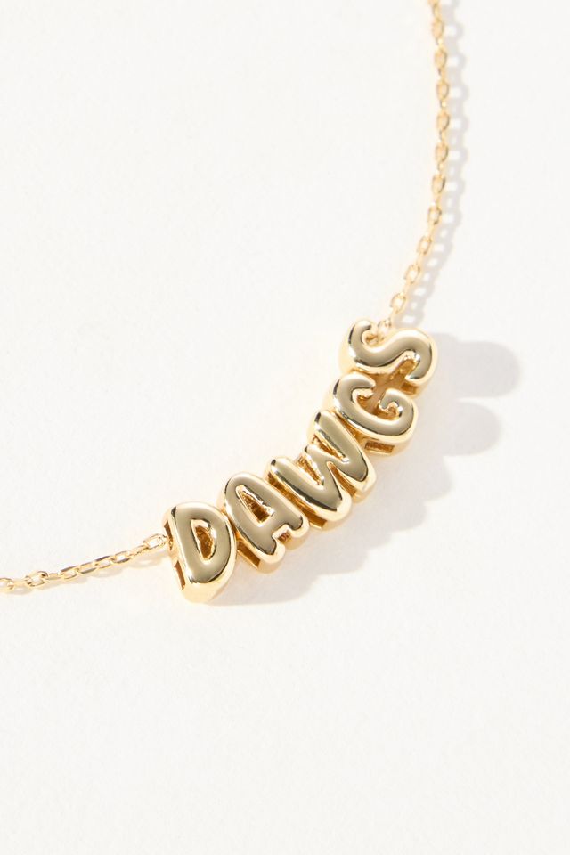 BaubleBar College Slogan Bubble Necklace #2