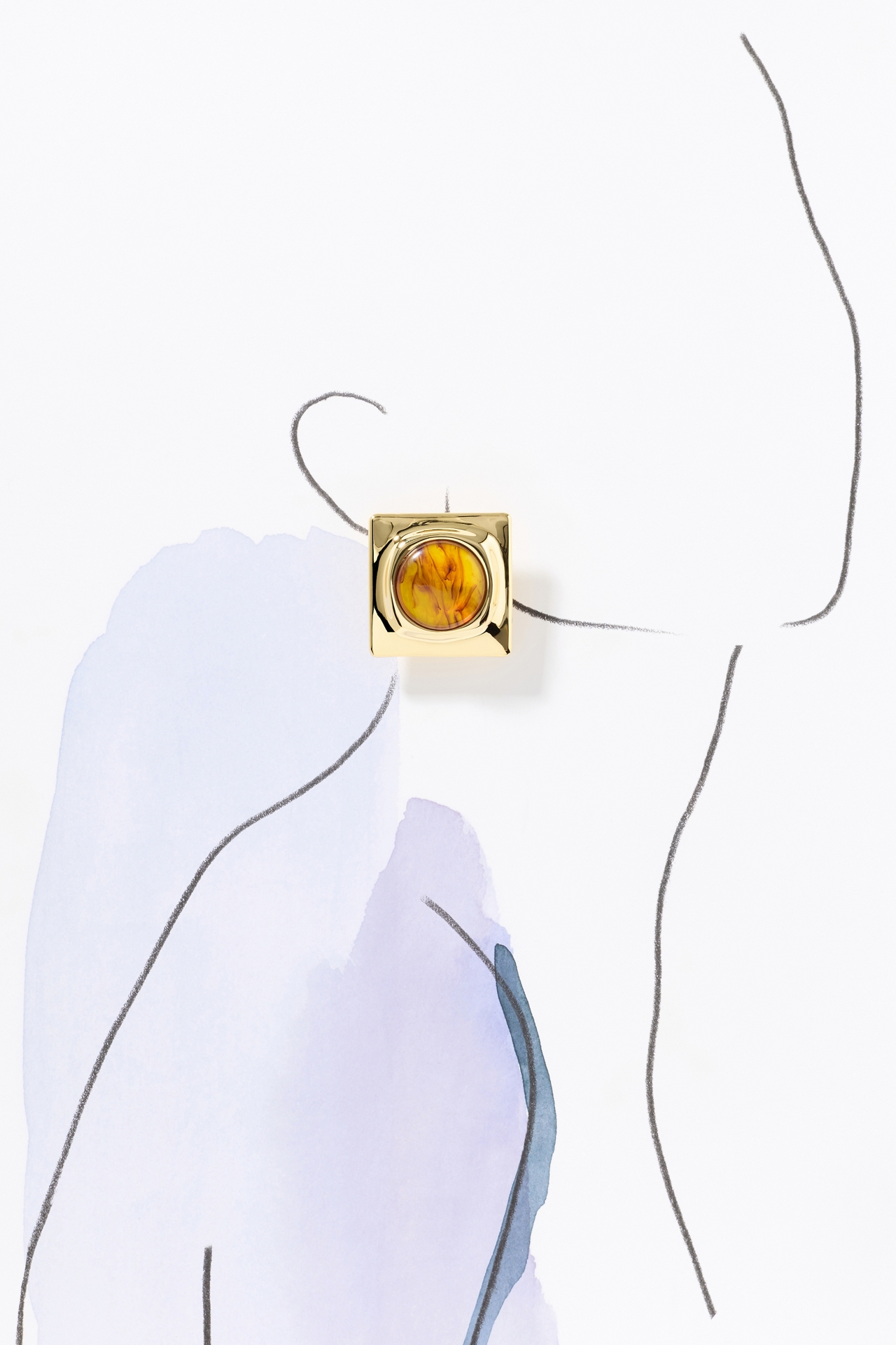 Ronny Kobo Joan Square Post Earrings