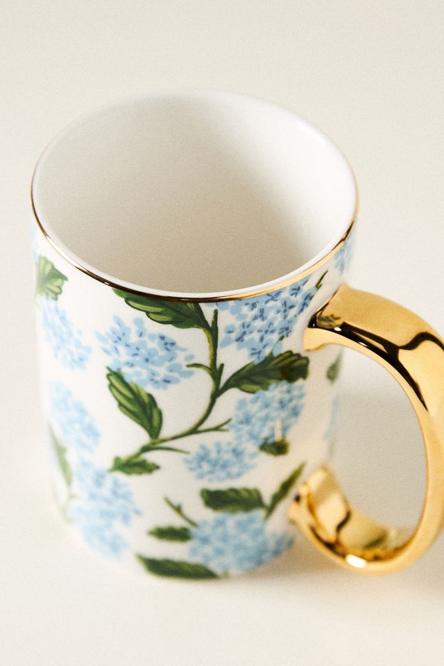 Rifle Paper Co. Hydrangea Printed Porcelain Mug #1