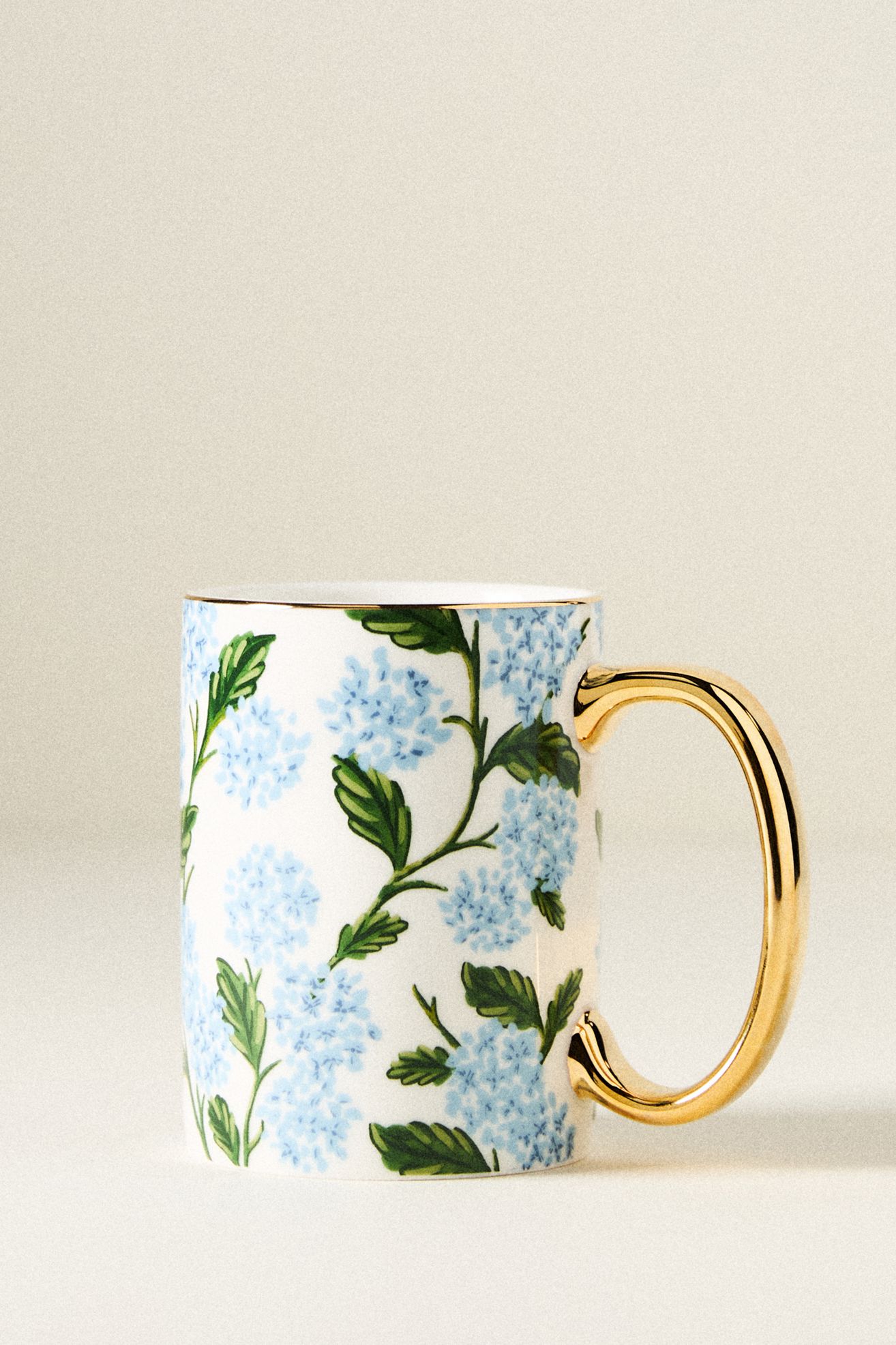 Rifle Paper Co. Hydrangea Printed Porcelain Mug - Hydrangea, One Size
