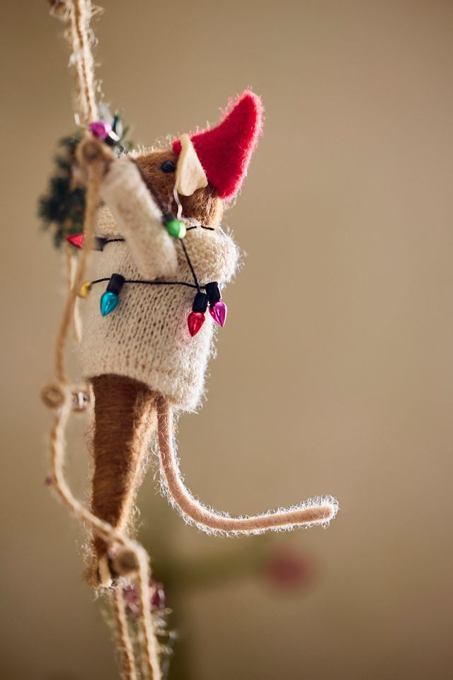 Merry Mice Felt Critter Scene