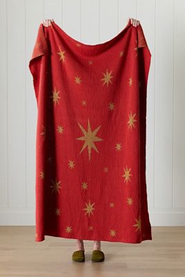 New York City Ballet Cotton Knit Icon Throw Blanket