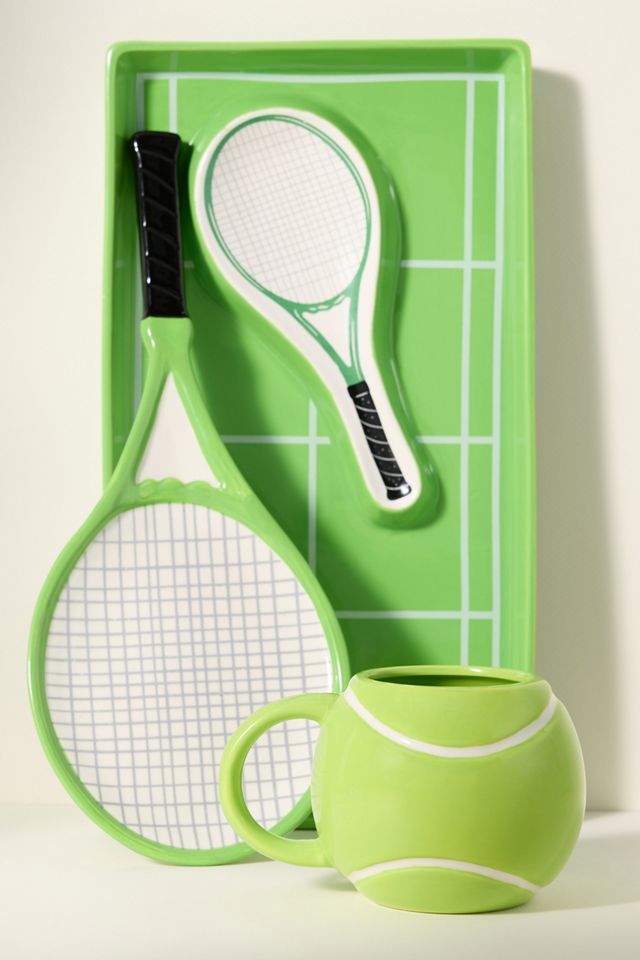 Tennis Court Chip & Dip Serving Platter #3