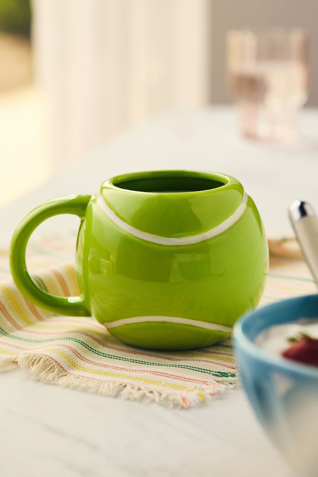 Porcelain Sports Mug - Tennis, Standard, One Size