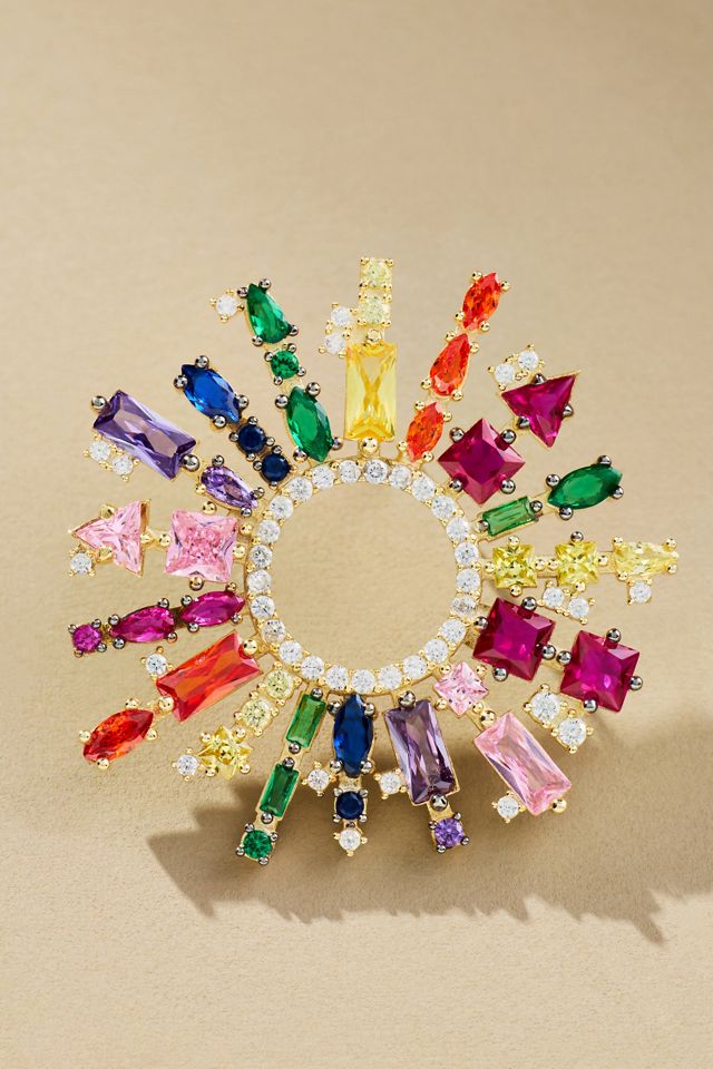 Nickho Rey Margaret Multicolor Crystal Earrings #1