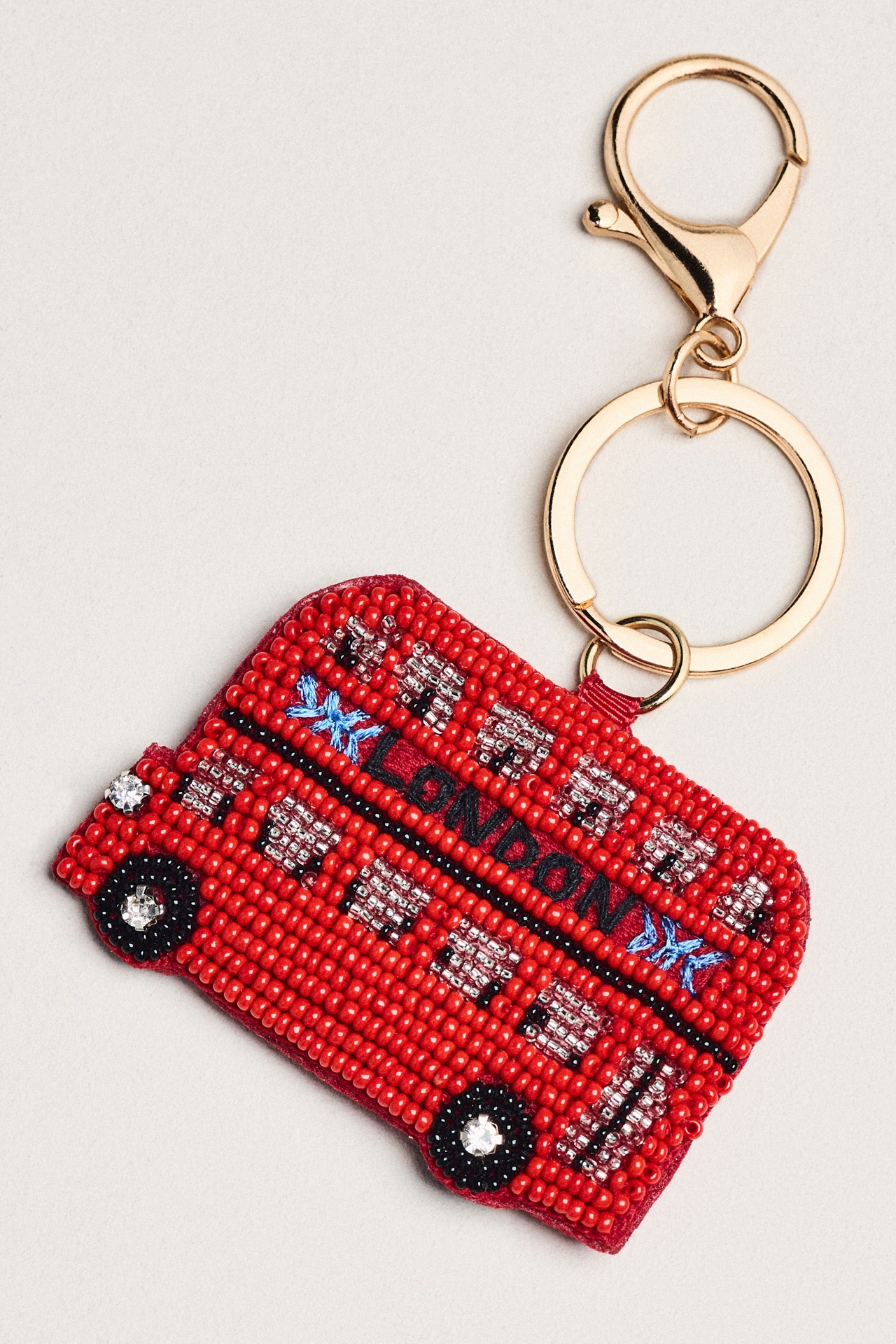 City Collection Beaded Bag Charm