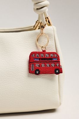 Beaded Fruit Icon Bag Charm