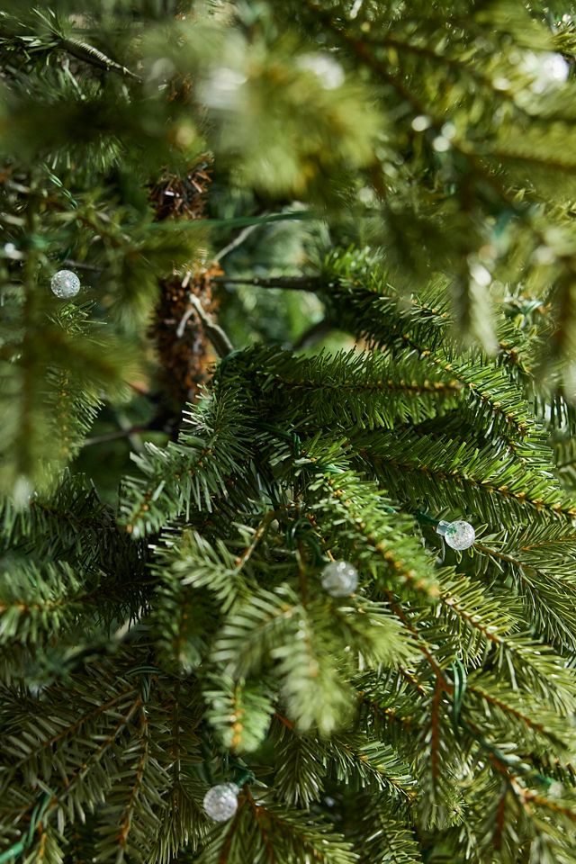 Faux Pre-Lit Crystal Berry Spruce Tree, 7’ #5