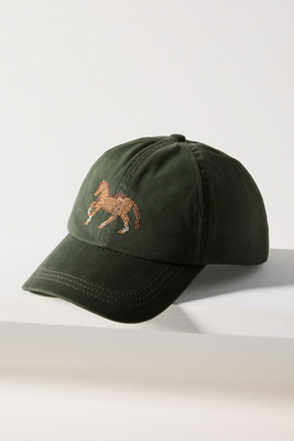 Needlepoint Icon Waxed Canvas Baseball Cap product page