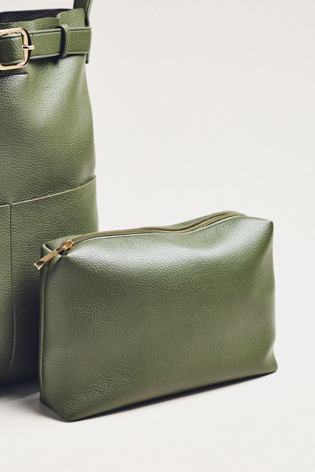 By Anthropologie Buckle North South Pocket Tote #2