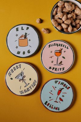 Nephthys Illustrated Elf Nog Coaster