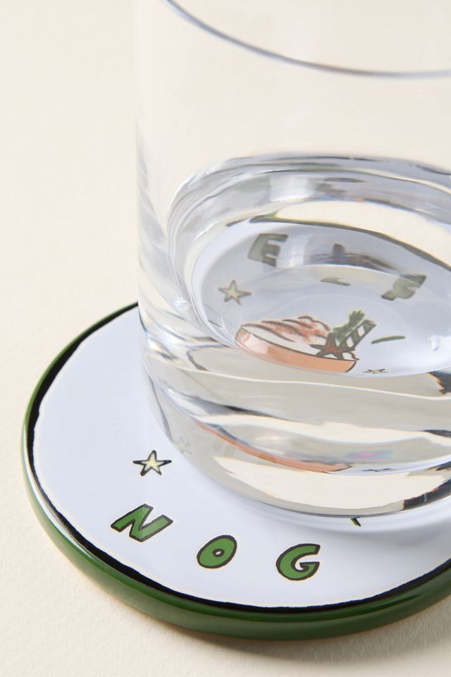 Nephthys Illustrated Elf Nog Coaster #2