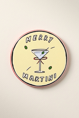 Nephthys Illustrated Elf Nog Coaster In Multi