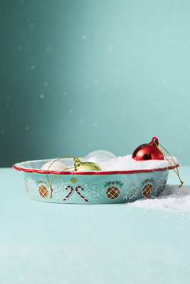 Anthropologie Ginger Pie Dish In Multi