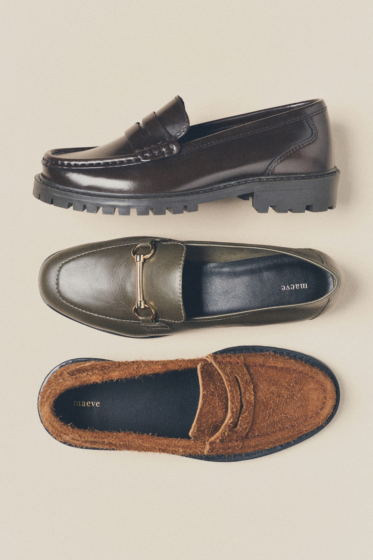 Maeve Lug Sole Loafers