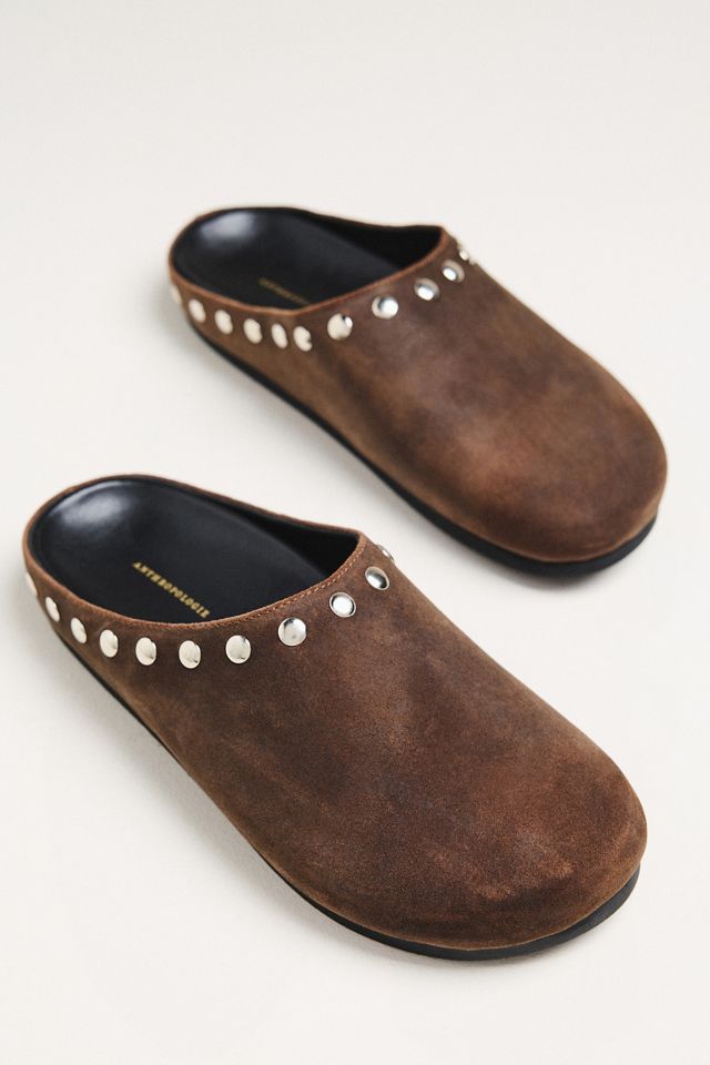 By Anthropologie Studded Clogs