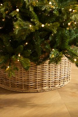 Rattan Cylinder Tree Skirt